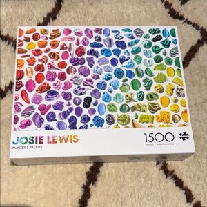 Josie Lewis Painter's Palette 1500-Piece Puzzle - Multicolor